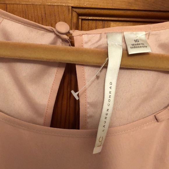 LC Lauren Conrad Pink Dress peach color - Picture 2 of 4